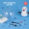 Dan&Darci Snowman Making Kit for Kids - Build a Snow Man Craft Kits for Girls, Boys, Toddlers Ages Kid Winter Christmas Crafts Activities Stocking Stuffers Fun Toys Ideas for 6, 7, 8 Year Old